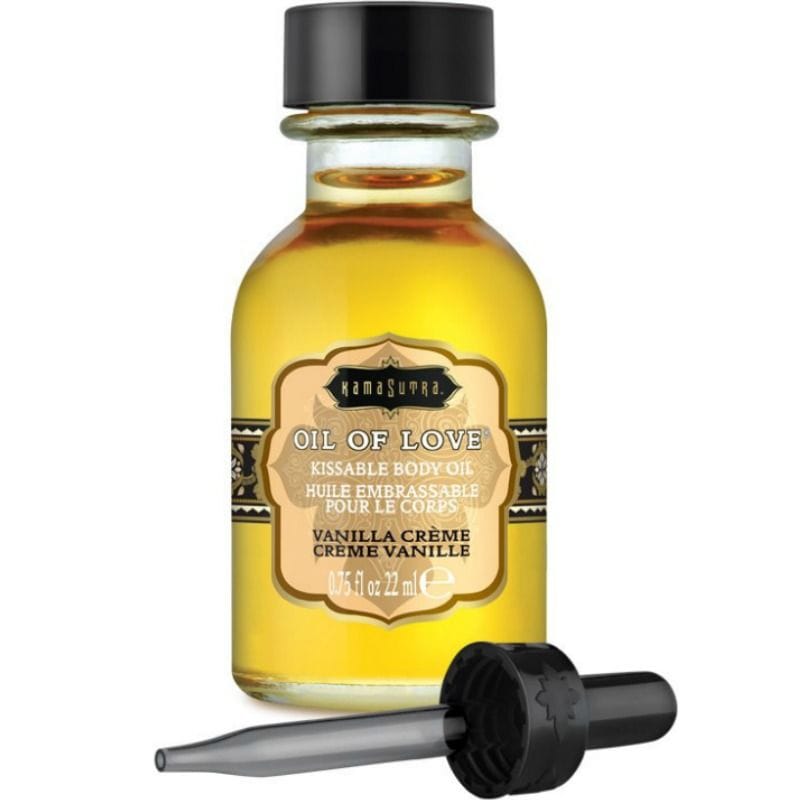 Söödav vanillimaitseline suudlusõli 22 ml