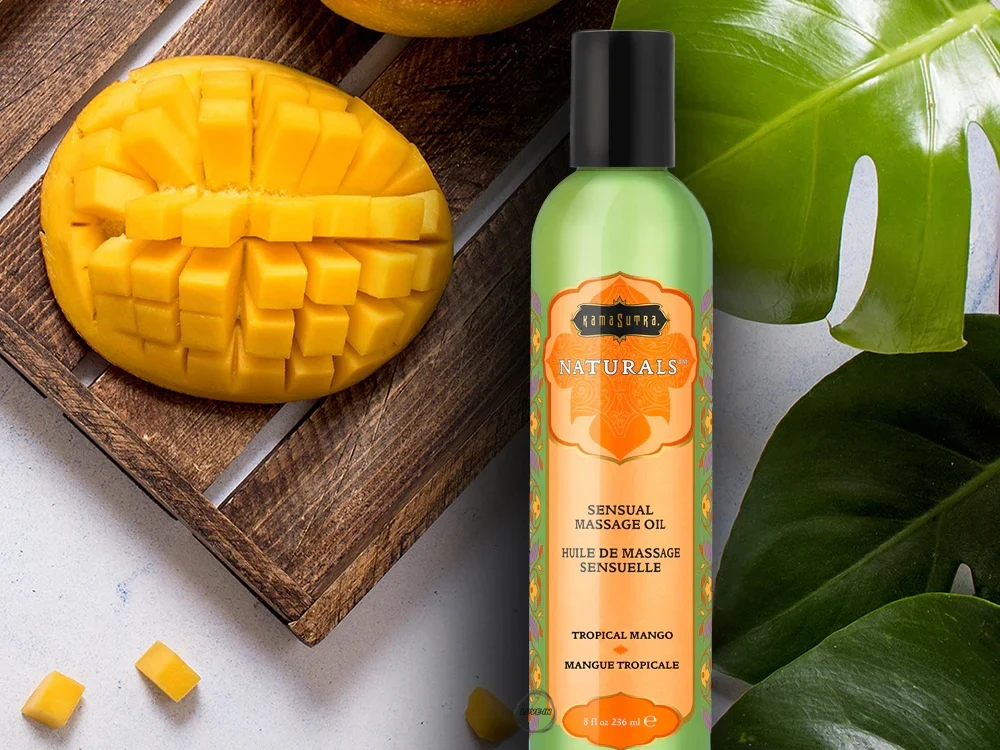 Troopiliste puuviljade aroomiga naturaalne massaažiõli 236 ml