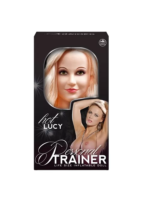 Hot Lucy täispuhutav seksnukk vibromuna ja 3D-näoga