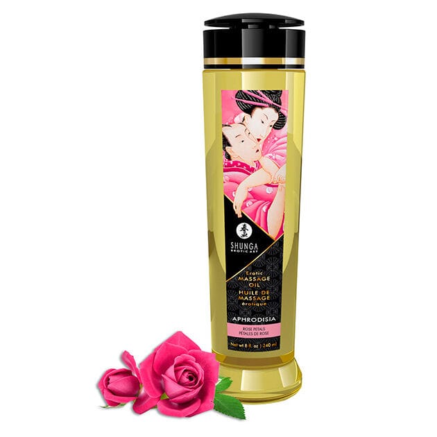 Erootiline massaažiõli, roos, 240 ml