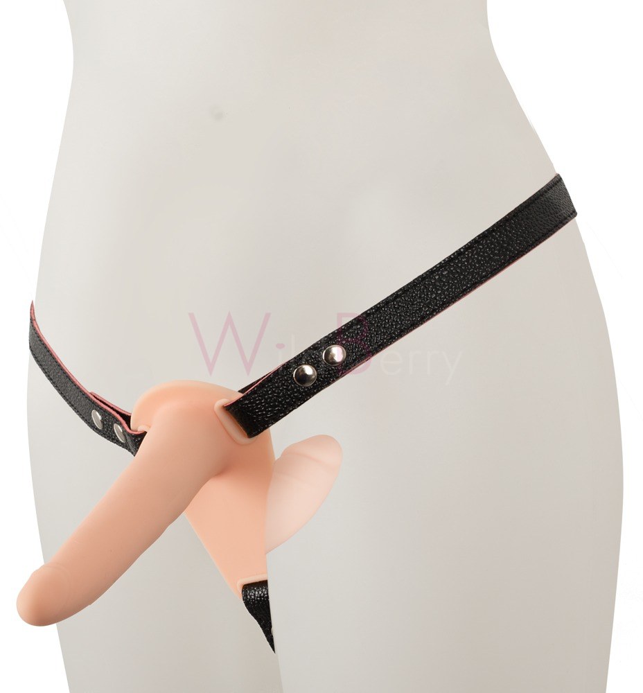 Vibreeriv Topeltrihmadega Dildo - Pilt 4