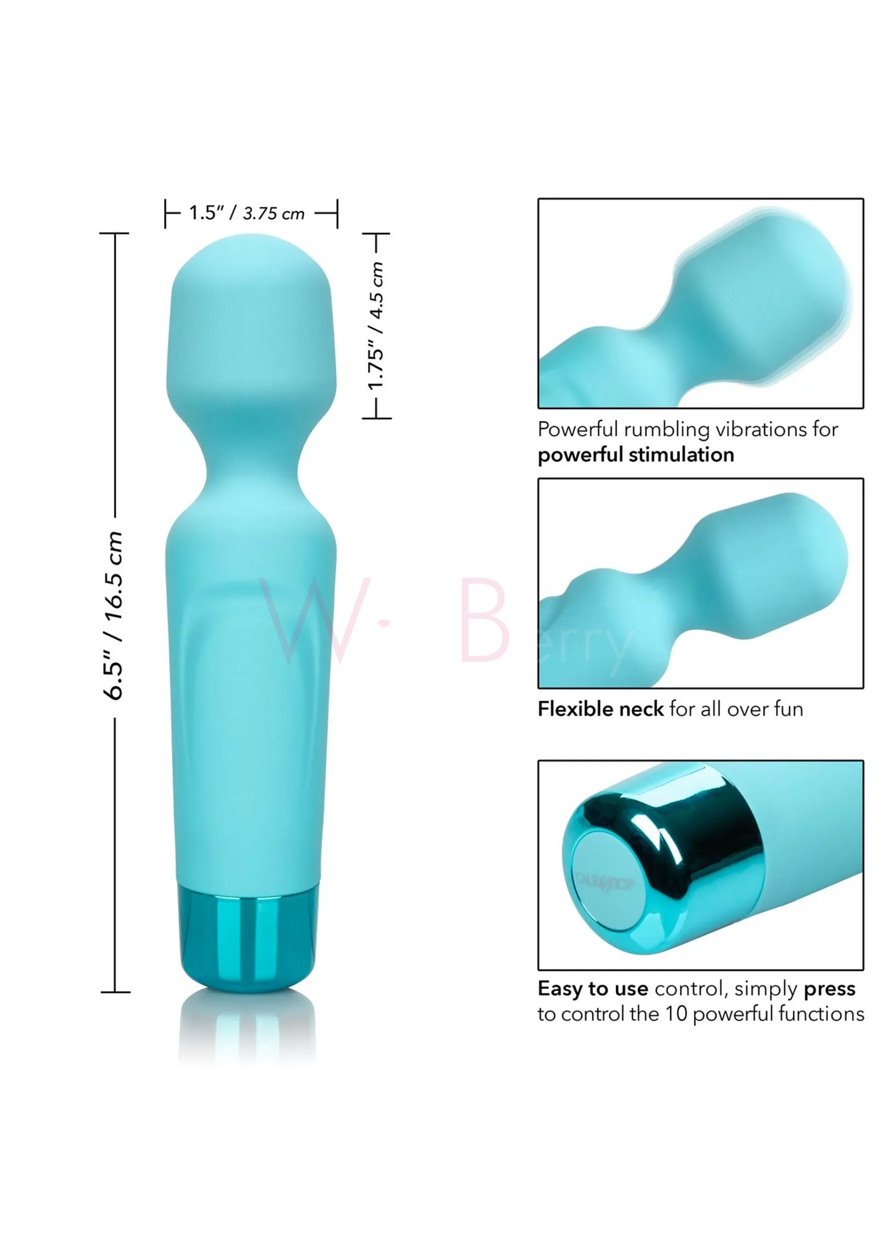 Eden võlukepi vibraator, Aqua - Pilt 4