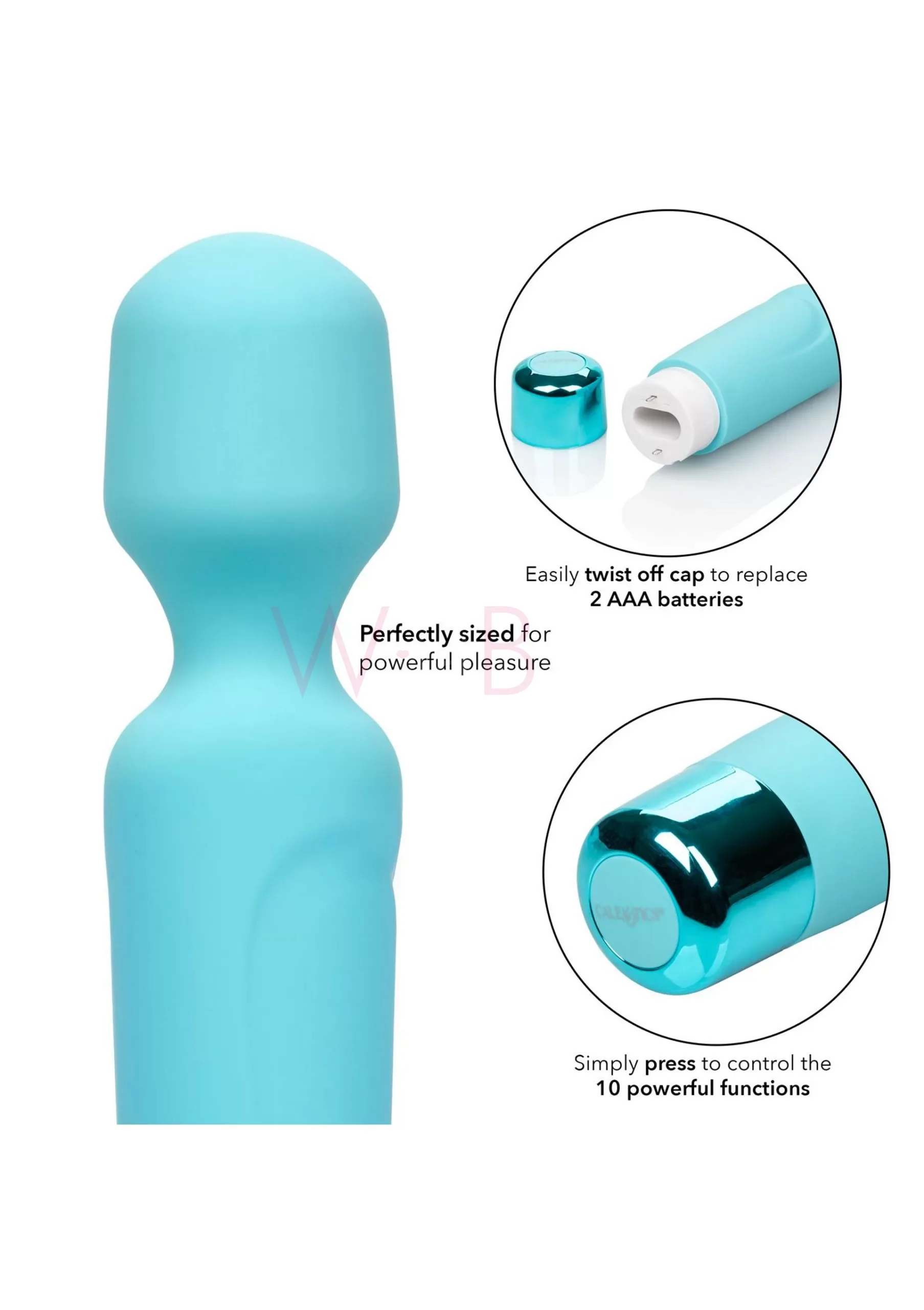 Eden võlukepi vibraator, Aqua - Pilt 5