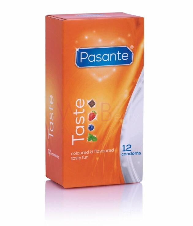 Pasante Taste maitsestatud kondoomid – 12 tk
