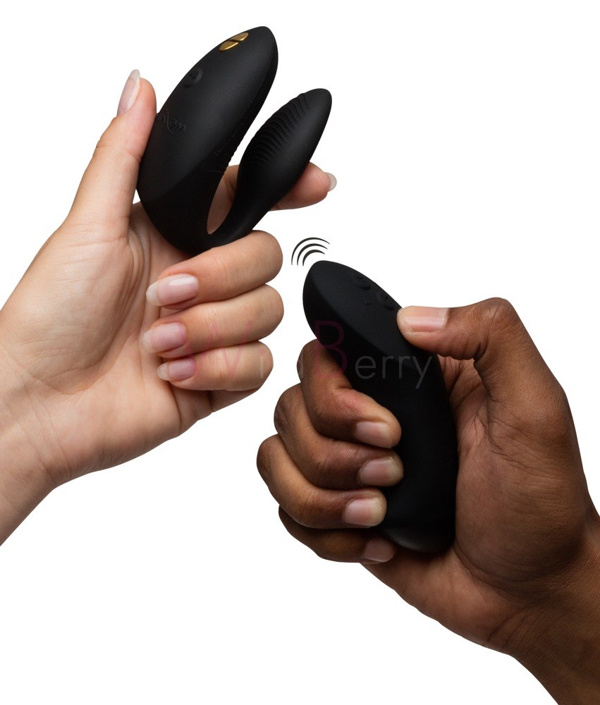 Chorus Pro Couples' Vibrator with Remote and App – Black - Image 3