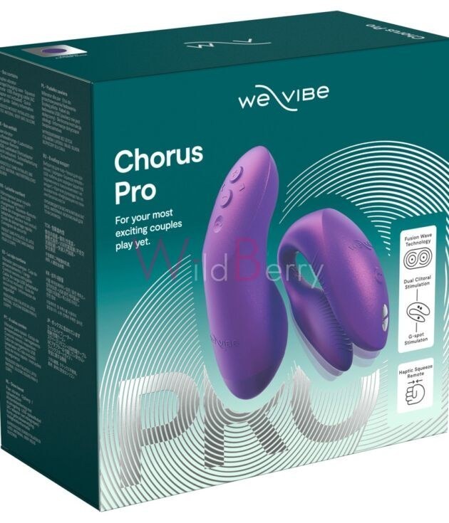 Вибратор для пар с пультом и приложением — Chorus Pro Фиолетовый