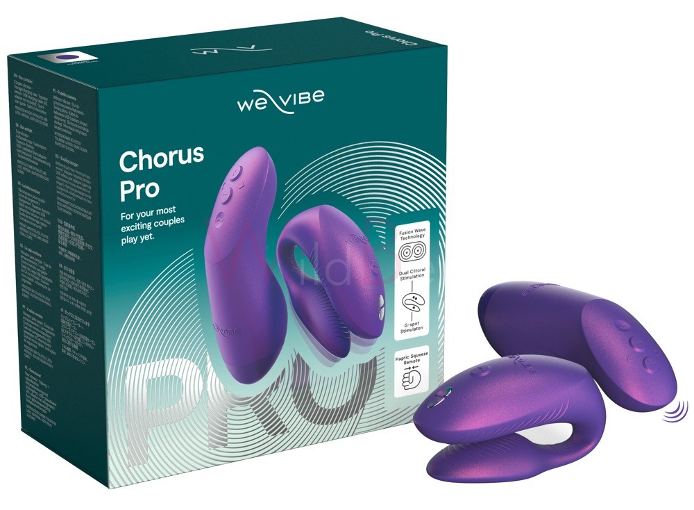 Вибратор для пар с пультом и приложением — Chorus Pro Фиолетовый — изображение 2