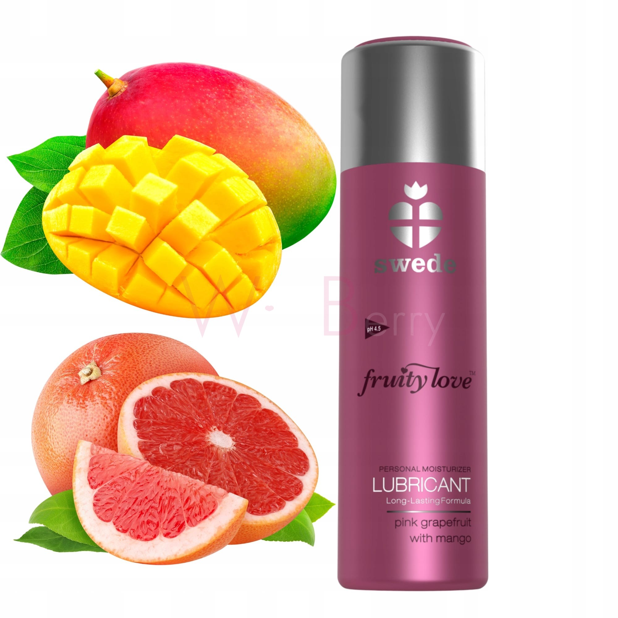 Roosa Greibi Ja Mango Maitseline Veebaasil Libesti 50 ML
