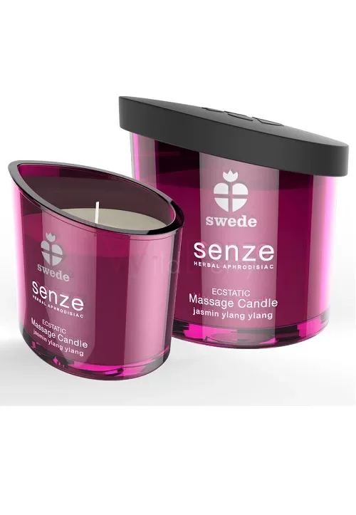 SWEDE SENZE Ekstaatiline Massaažiküünal, Jasmiin Ylang Ylang, 50 ml
