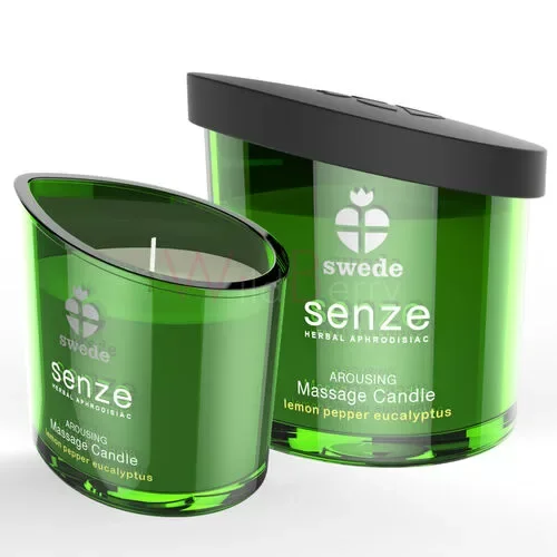SENZE SWEDE Erutav Massaažiküünal, Sidruni Pipra Eukalüpti, 50 ml