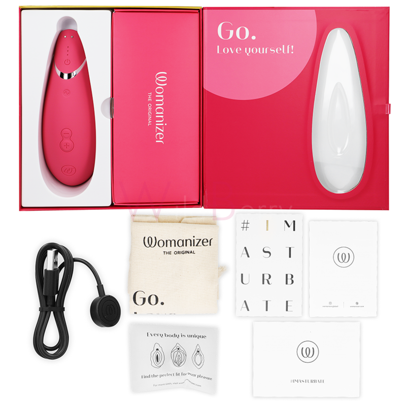 Clitoral Suction Stimulator - Premium 2 Raspberry - Image 2