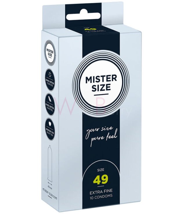 MISTER SIZE – KONDOMID, SUURUS S 49 MM (10 TK)