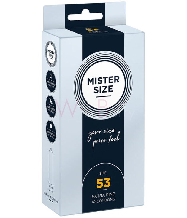 MISTER SIZE - KANDOOM SUURUS M 53 MM (10 TK)