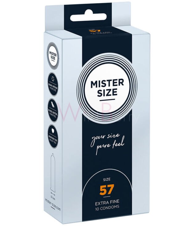 MISTER SIZE – kondoomid, suurus L, 57 mm (10 tk)