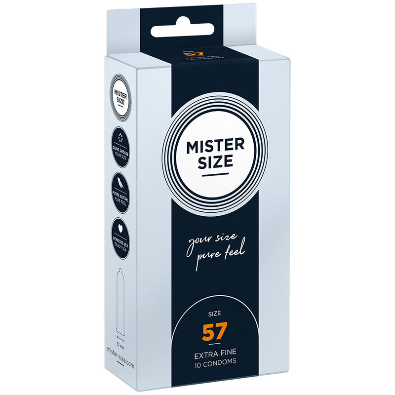 MISTER SIZE – kondoomid, suurus L, 57 mm (10 tk)