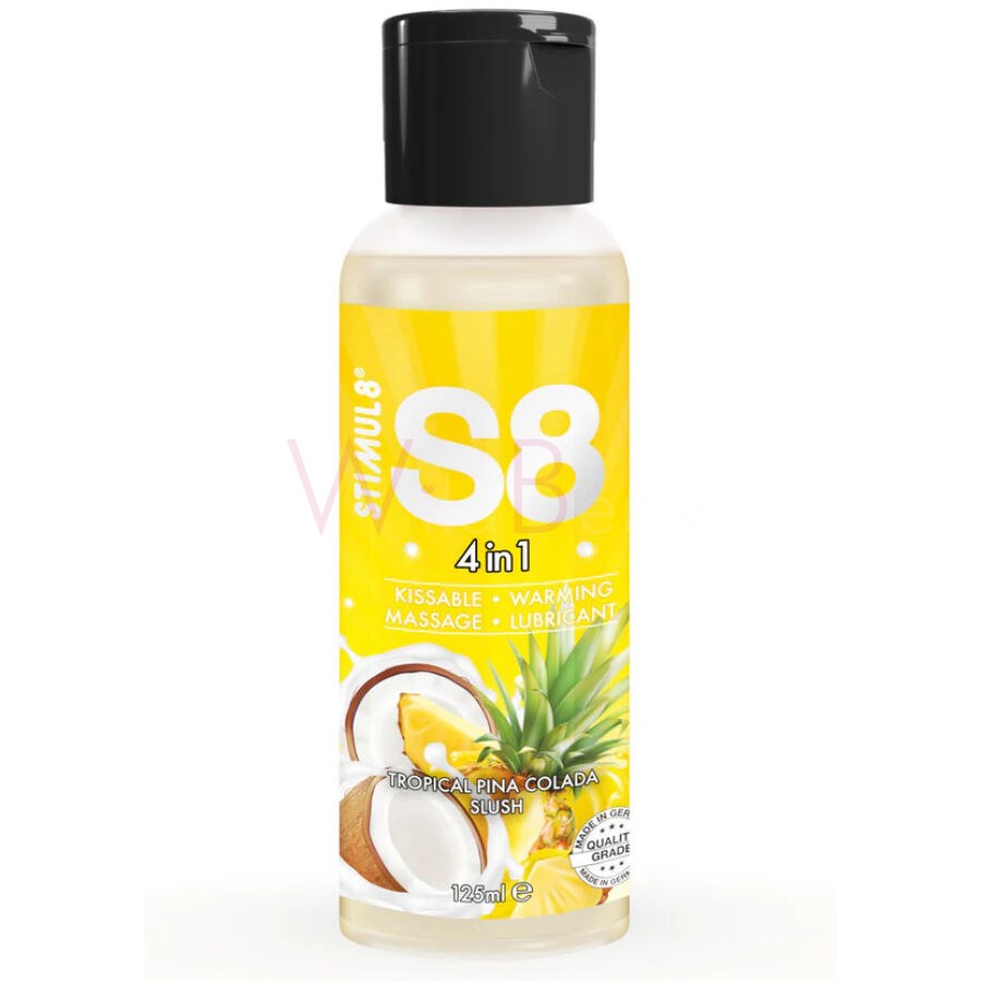 S8 4-IN-1 PIÑA COLADA FLAVORED DESSERT LUBE 125 ML