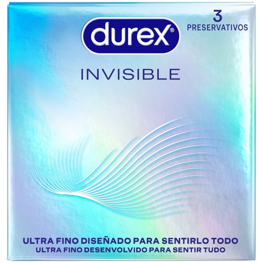 DUREX – ULTRA THIN INVISIBLE KONTOOMID, 3 TK