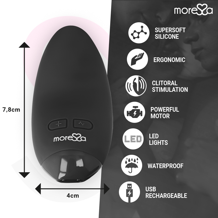 MORESSA BLOSSOM BLACK Vibraator - Pilt 4