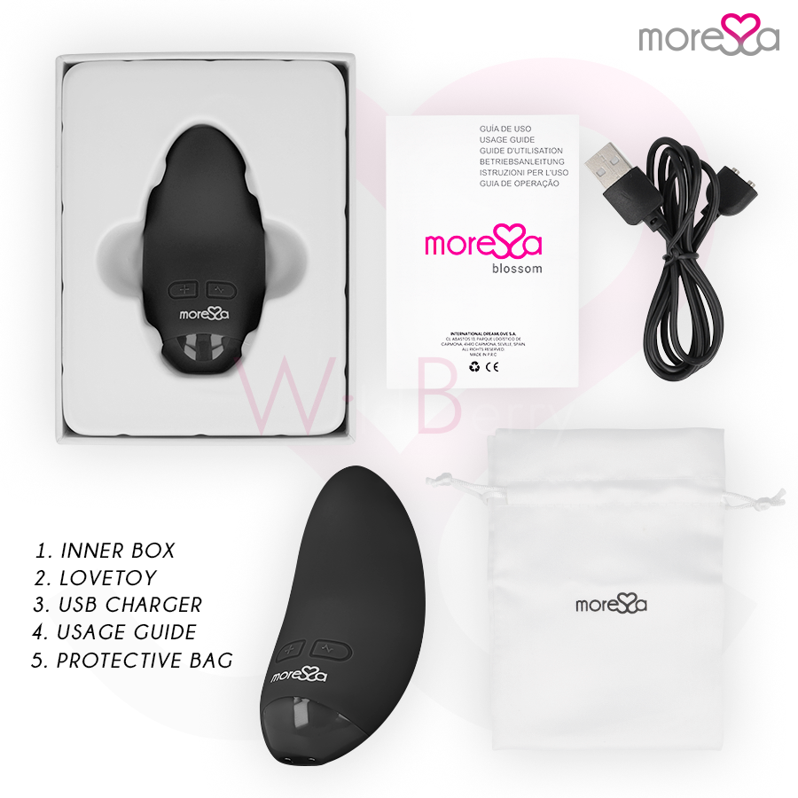 MORESSA BLOSSOM BLACK Vibraator - Pilt 5