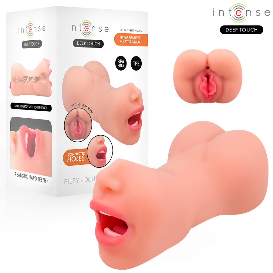 Riley Realistic Masturbator with Mouth and Vagina