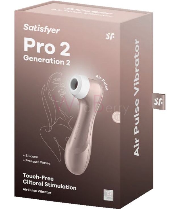 SATISFYER PRO 2 UUE PÕLVKONNA 2 ÕHKIMPULSSI VIBRAATOR