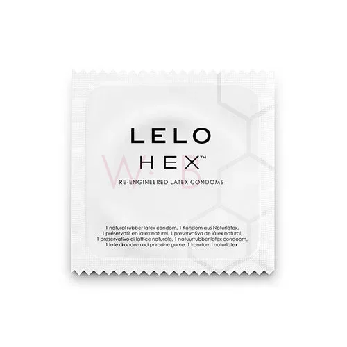 HEX hexagonal structure condoms, 3 pack - Image 3