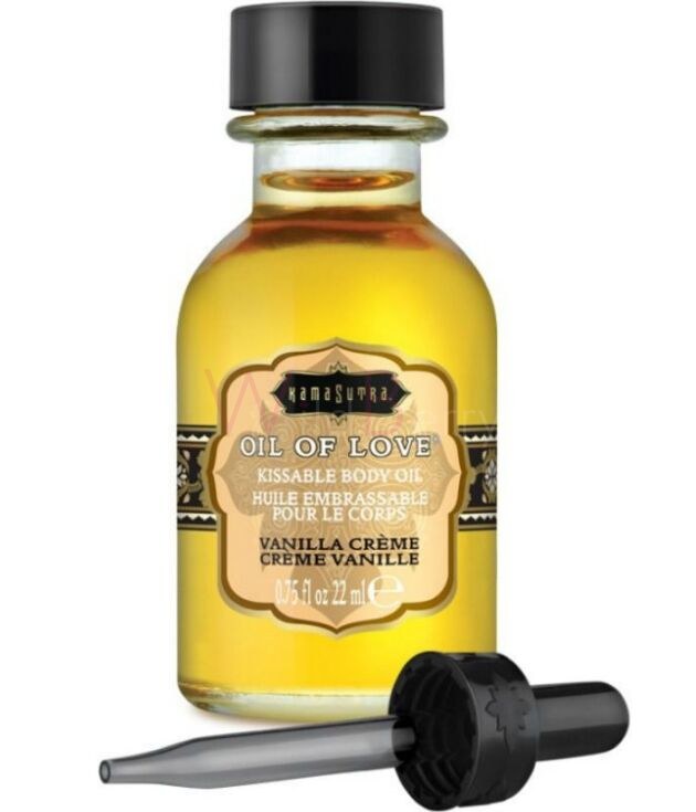 Söödav vanillimaitseline suudlusõli 22 ml