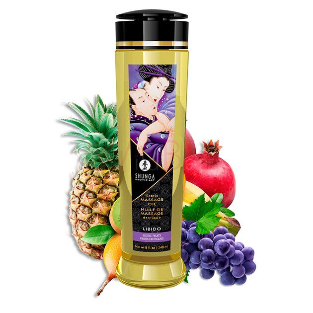 Erootiline massaažiõli, eksootilised puuviljad, 240 ml