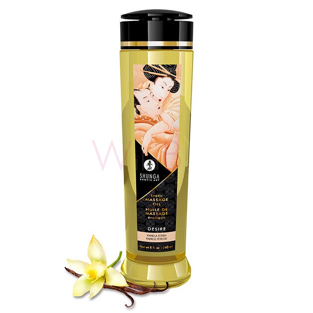 Erootiline massaažiõli, vanill, 240 ml