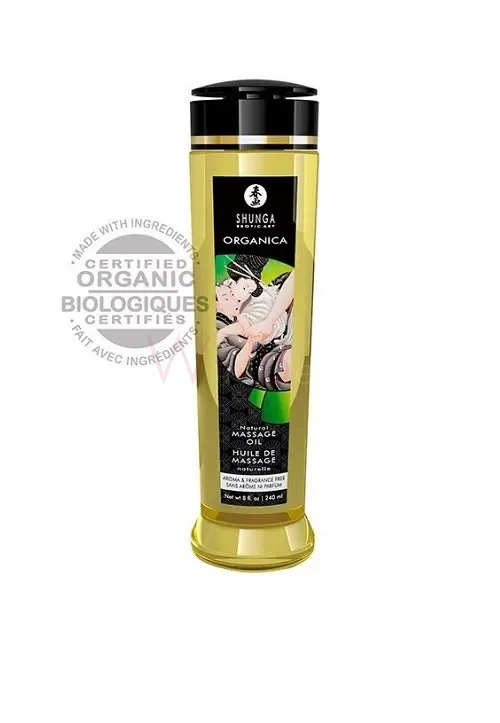 SHUNGA LOODUSLIK JA ORGAANILINE MASSAAŽIÕLI 240 ML