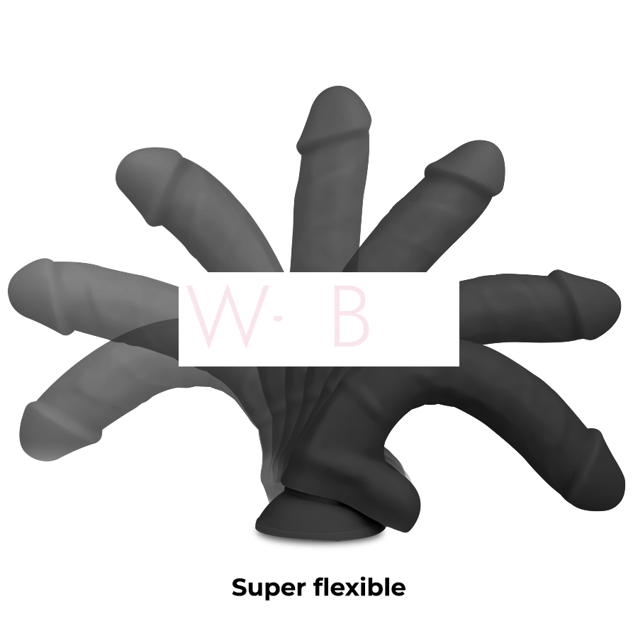 Cock Miller Painduv Realistlik Dildo 18 cm Must - Pilt 3