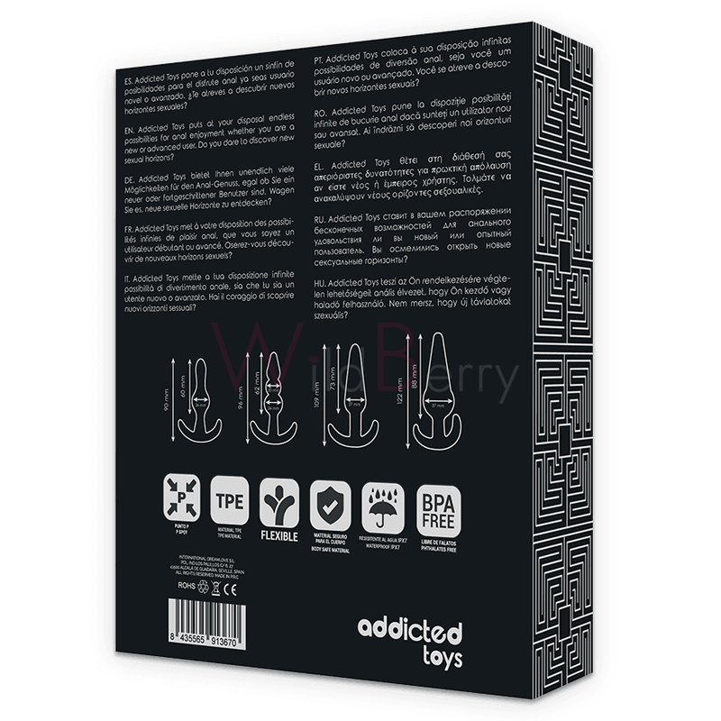 ADDICTED TOYS ANAL PLUGS SET - Image 2