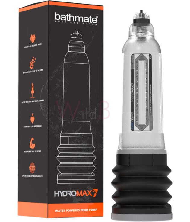BATHMATE HYDROMAX 7 – Läbipaistev Peenise Suurendamise Vaakumpump